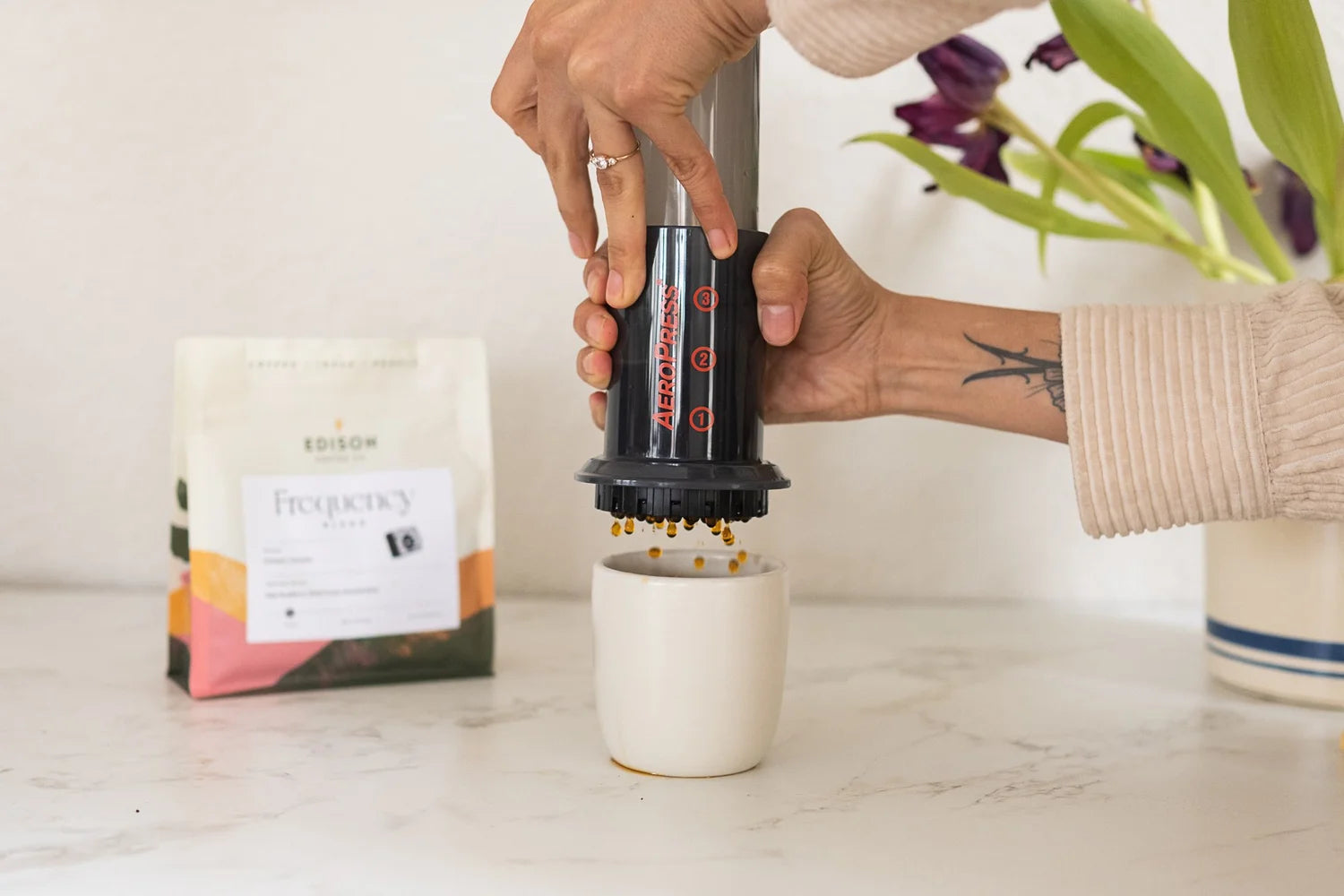Edison Coffee Brew Guide: The Aeropress